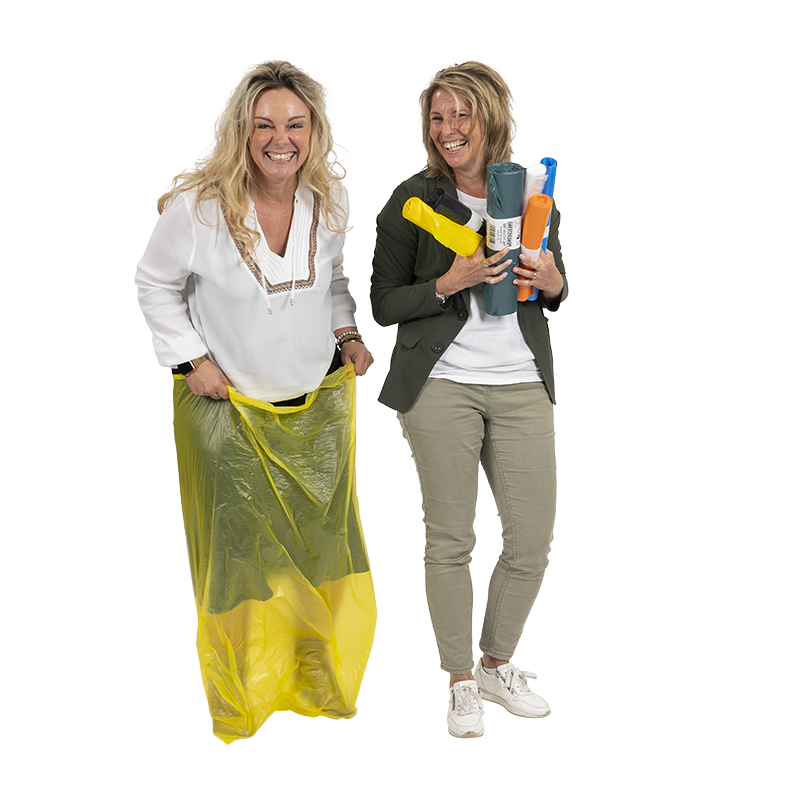 Linda en Angela bij PowerSterko Recycled Materials